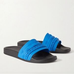 AMIRI Chain Pool Slide Blue  Paisley Size 10mens(44)